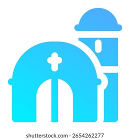 Elemento de icono de iglesia para diseño