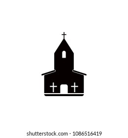 church icon. Element for mobile concept and web apps. Detailed church icon can be used for web and mobile. Premium icon on white background