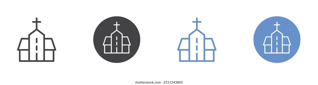 Kirchensymbol Flachset in schwarz-weißer Farbe
