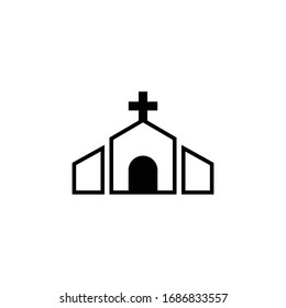 Church Icon Illustration Isolated Vector Sign Symbol