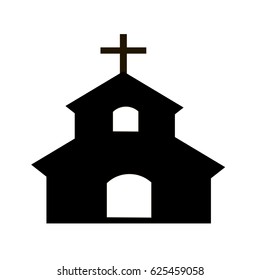 Church Icon Vector Stock Vector (Royalty Free) 1256487313 | Shutterstock