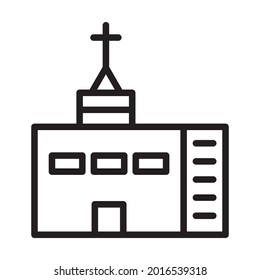 church icon or logo isolated sign symbol vector illustration,high quality black style vector icons.