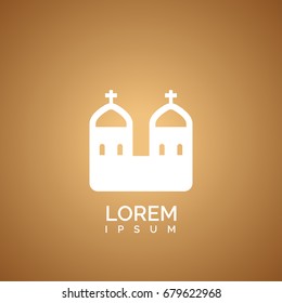 Church icon. religion sign