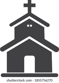 Church Icon simple vector illustration