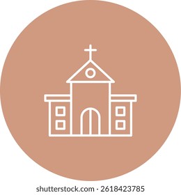 Church Icon Symbol Art Sign