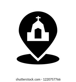 Church Icon icon. Trendy Church Icon logo concept on white background from Maps and Locations collection. Suitable for use on web apps, mobile apps and print media.