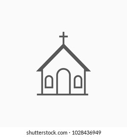 church icon, church vector