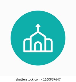 church icon vector