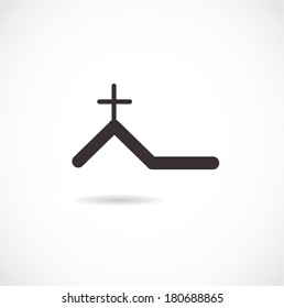 church icon vector