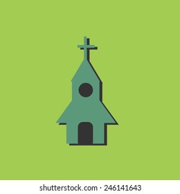 church icon vector