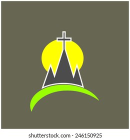 church icon vector