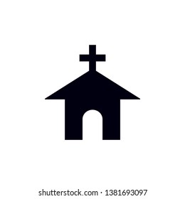 church icon vector. building icon vector