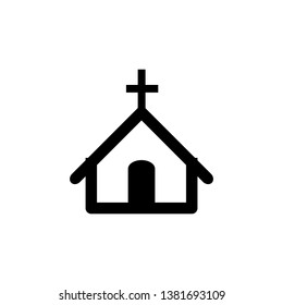 church icon vector. building icon vector