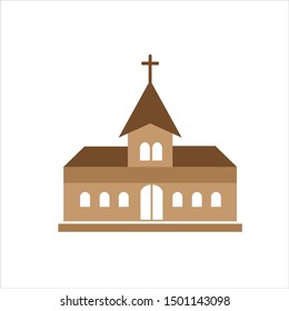church icon vector. building icon vector