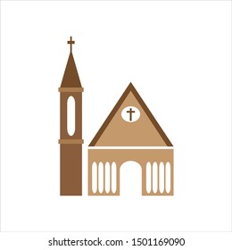 church icon vector. building icon vector