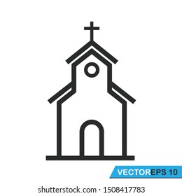 church icon vector design illustration