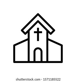 Church Icon Vector Design Illustration