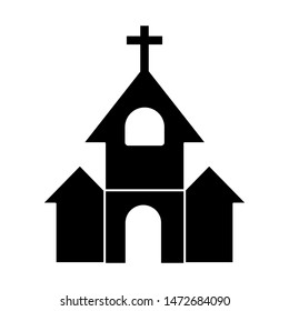 church icon vector design template