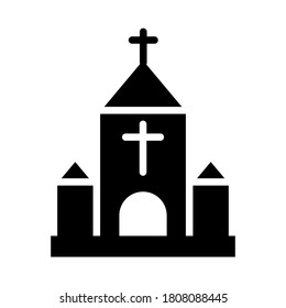 Church icon vector design template