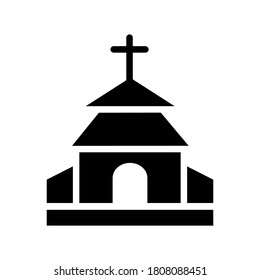 Vektordesign-Vorlage für Kirchensymbol