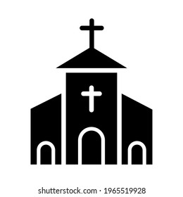 Vektordesign-Vorlage für Kirchensymbol