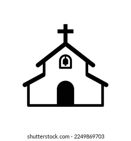 Church icon vector design template