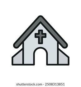 Church icon vector design templates simple and modern concept graphic