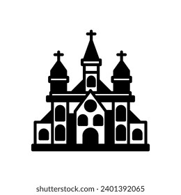 Church icon in vector. Illustration