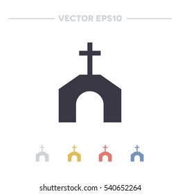 church icon. vector illustration