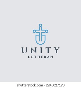 Church icon vector illustration design template