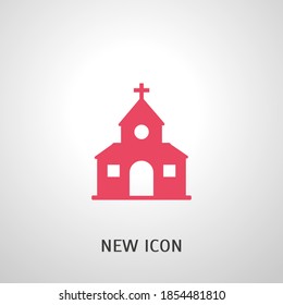 church icon. Vector illustration EPS 10.