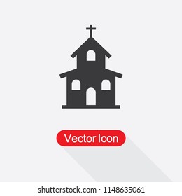 Church Icon Vector Illustration Eps10