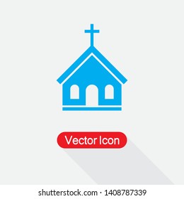 Church Icon Vector Illustration Eps10