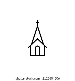church icon vector illustration symbol