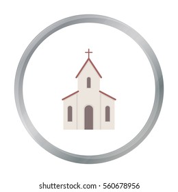 Church icon of vector illustration for web and mobile