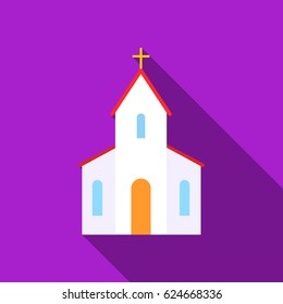 Church icon of vector illustration for web and mobile