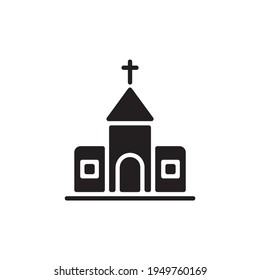 Church icon in vector. Logotype