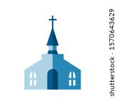 Church Icon Vector Template Illustration Design