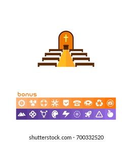 Church interior icon