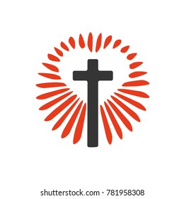 Church Jesus Christ Logo Stock Vector (Royalty Free) 781958308 ...