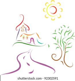 church landscape