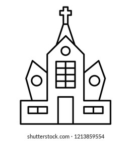 church Line Icon