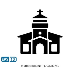 church line style icon on white background. for graphic design, web site, UI. EPS 10