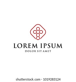church logo abstract vector graphic download