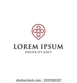 church logo abstract vector graphic download