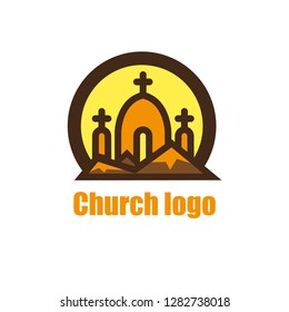 Church Logo. Church Building.