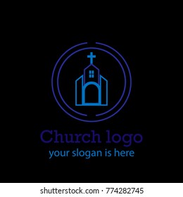 Church Logo. Church Building.