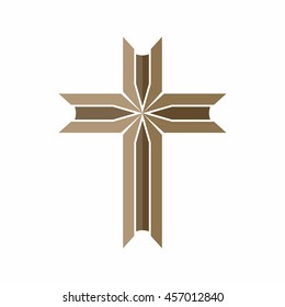 Church logo. Christian symbol. Cross.