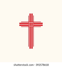 Church logo. Christian symbols. The Cross of Jesus Christ