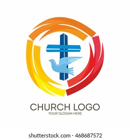 Logo Church Trinity Stock Vector (Royalty Free) 342747125